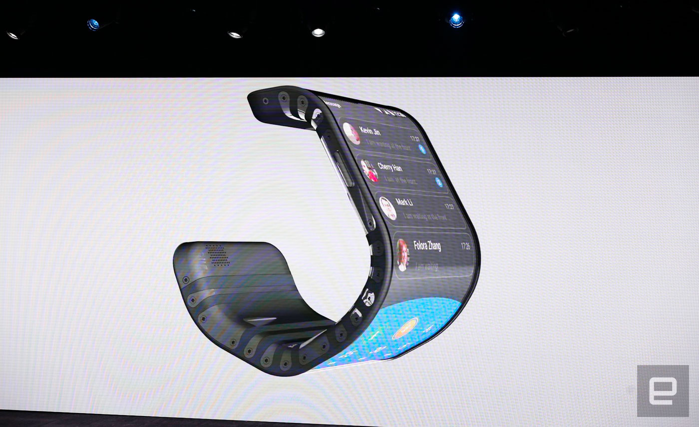 Lenovo wants to make bendable phones for your wrist